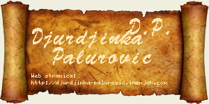Đurđinka Palurović vizit kartica